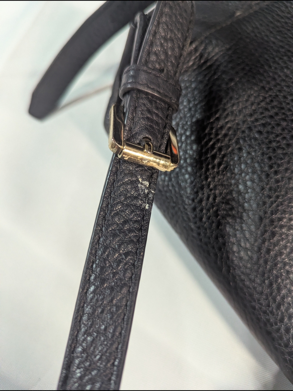 Michael Kors Black Leather Backpack - Picture 5 of 5